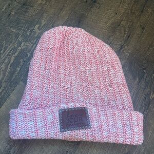 Red Knitted Love Your Melon Beanie